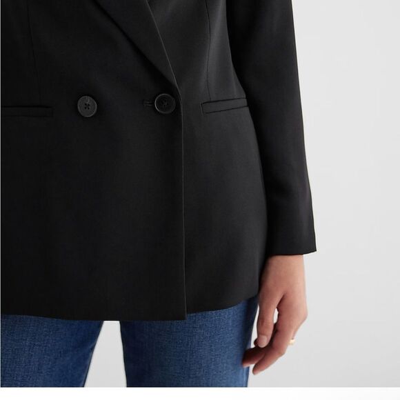 Express women Double Breasted 27" Blazer size small - Picture 3 of 6